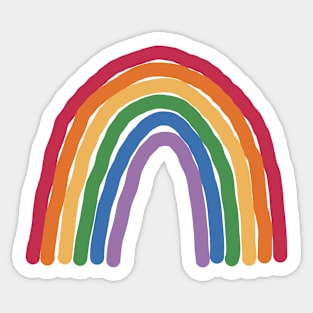 Aesthetic Rainbow Sticker